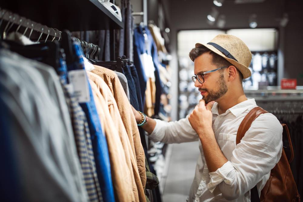 shopping homme